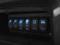 Pre-Wired 5 Position Rocker Switch Socket Race Sport Lighting