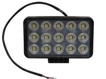 6 x 3.75in 60-Watt Rectangle IQ Series Auxiliary LED Flood Beam Light - Industrial Grade Quadruplex Optical System