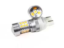 High-Powered 7443 White / Yellow LED Dual-Color Switchback Auto Bulbs Pair Race Sport Lighting