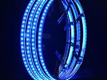 15.5 Inch LED Wheel Light Kits with 16 Million Colors with Chasing Function ColorSMART Bluetooth Controlled Race Sport Lighting