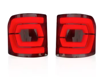 Flush Mount Double-C Style Plug N Play LED Tail Lights with Smoked Lens - Direct Fit for 2019+ Jeep Gladiator JT