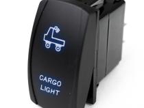 LED Rocker Switch w/ Blue LED Radiance Cargo Light Race Sport Lighting