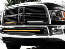 20 Inch 5w LoPro Ultra Slim LED Light Bar with Amber Marker Running Light Function 90w Includes Rocker Switch Harness Race Sport Lighting