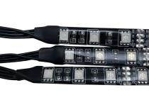 Adaptive RGB LED Weatherproof Motorcycle Kit Complete 10-Strip Kit ColorADAPT Race Sport Lighting
