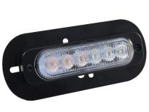 Grill Back Mounting Plate for Marker Strobe Surface Mount Light Heads Black Powder Coated Steel Race Sport Lighting