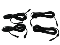 4-Pack of 9 Foot (2.7 meters) Extension Cable for RGBW Smart Rock Light Kits Race Sport Lighting