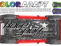 Spare 36 Inch RGB Aluminum Channel rail light for RSUKIT Race Sport Lighting
