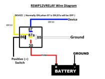 12-Volt 40 AMP Relay and Pre wired 5-Pin Socket IP67 Water Proof Race Sport Lighting