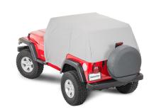 Jeep TJ Full Door Cab Cover For 92-06 Jeep Wrangler TJ Gray Denim MasterTop