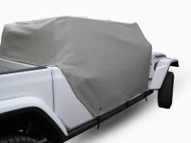 Jeep JL Cab Cover Gray Denim For 18-2024 Wrangler JL 2 Dr All Hardware Removed Mastertop