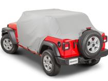 Jeep JL Full Door Cab Cover For 18-2024 Wrangler JLU 4 Door Gray Denim All Top/Top Hardware Removed MasterTop