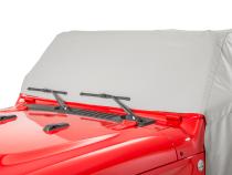 Jeep JL Full Door Cab Cover For 18-2024 Wrangler JLU 4 Door Gray Denim All Top/Top Hardware Removed MasterTop