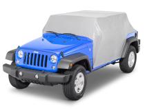 5 Layer Full Door Cab Cover 07-18 Jeep JK Wrangler 4Dr Gray MasterTop