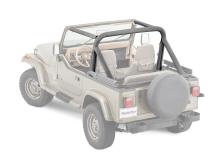 Jeep YJ Sport Bar Covers For 87-91 Jeep Wrangler YJ Black Denim MasterTop