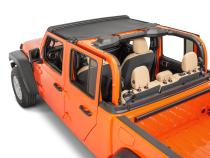 Bimini Top 2018-2023 Jeep JL JLU &amp;amp; JT  Gladiator 2 &amp;amp;4 Dr Black Diamond