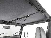 Jeep YJ Bimini Top For 87-95 Jeep Wrangler YJ Black Diamond MasterTop
