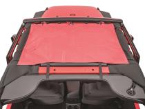 Jeep JK ShadeMaker Freedom Mesh Bimini Top For 07-18 Wrangler JK 2 Door Black MasterTop