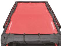 Jeep JK ShadeMaker Freedom Mesh Bimini Top Plus For 07-18 Wrangler JK 4 Door Black MasterTop
