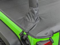 Jeep JK Tonneau Cover For 07-18 Wrangler JK 2 Door Black Diamond MasterTop