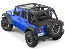 Jeep Tonneau Cover For 07-18 Jeep JK Wrangler 4 Door For Use With Windstopper Plus Mastertwill MasterTop