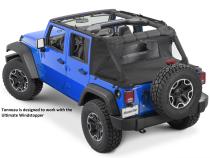 Jeep Tonneau Cover For 07-18 Jeep JK Wrangler 4 Door For Use With Windstopper Plus Mastertwill MasterTop