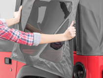 Jeep TJ Replacement Top No Doorskins Tinted Glass For 97-06 Jeep Wrangler TJ Black Diamond MasterTop