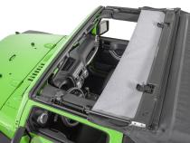 Full Hardware Top Tinted Glass For 07-18 Jeep JK Wrangler 2 Dr Black Diamond MasterTop