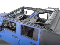 Jeep JK Full Hardware Top Tinted Glass 10-18 Wrangler JK 4 Door Black MasterTwill MasterTop