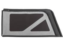 Replacement Window Kit 07-09 2DR JK Mopar Factory Top Only (2)Qtr Windows(1) Rear Window Tinted Glass Black Diamond Vinyl MasterTop