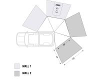 Overland Vehicle Systems Freestanding Passenger Nomadic 270 LT Awning Wall 2 Overland Vehicle Systems