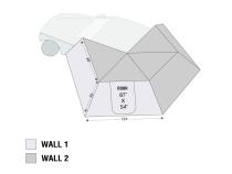 Shop Overland Vehicle Systems Freestanding Driver Side Nomadic 270 LT Awning Wall 1 Overland Vehicle Systems