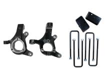 3 Inch Lift Spindles 2 Inch Rear Lift Blocks w/U Bolts 99-06 Silverado/Sierra 1500 RWD Freedom Off-Road
