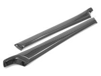 OLM LE Dry Carbon Front Door Trim Upper Panels 15+ WRX / STI
