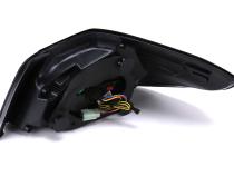 OLM Evolution Tail Lights Smoked Lens Black Base Red Bar 15+ WRX STI