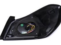 OLM Evolution Tail Lights Smoked Lens Black Base Red Bar 15+ WRX STI