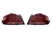 OLM Spec CR Tail Lights Red Lens Black Base 2015-2021 Subaru WRX &amp;amp; STI