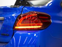 OLM Spec CR Tail Lights Red Lens Black Base 2015-2021 Subaru WRX &amp;amp; STI