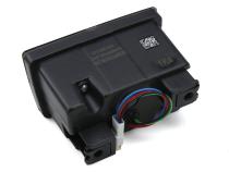 OLM F1 NB+R V2 (Smoke Lens, Gloss Black Base, Red Bar) 2015-2020 WRX / STI