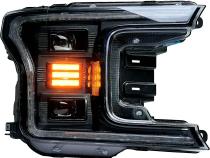 18-19 Ford F150 Headlights White DRL Essential Series OLM