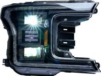 18-19 Ford F150 Headlights White DRL Essential Series OLM
