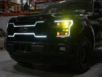 2015-2017 Ford F150 Bi-Beam Headlights Infinite Series White DRL OLM