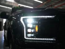 2018-2020 Ford F150 Bi-Beam Headlights Infinite Series White DRL OLM