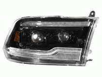 2009-2014 Dodge Ram Bi-Beam Headlights Infinite Series White DRL OLM