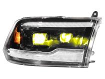 2009-2014 Dodge Ram Bi-Beam Headlights Infinite Series White DRL OLM