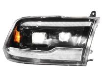 2009-2014 Dodge Ram Bi-Beam Headlights Infinite Series White DRL OLM