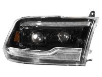 2009-2014 Dodge Ram Bi-Beam Headlights Infinite Series White DRL OLM
