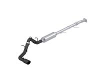 2023-Up Colorado/Canyon 2.7L Black-Coated Aluminized Steel 3 Inch Cat-Back Exhaust Single Side Exit with Tip Armor BLK MBRP