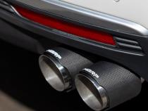 21-Present Chevrolet/GMC Suburban/Yukon XL 3 Inch Cat Back Dual Split Rear Exhaust System, Armor Pro T304SS with Quad Carbon Fiber Tips MBRP