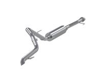 04-24 Toyota 4Runner 11-16 Toyota Land Cruiser Prado Armor Pro T304 Stainless Steel 2.5 Inch Cat-Back High Clearance Turn Down Single Rear Exit MBRP Exhaust System