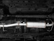 04-24 Toyota 4Runner 11-16 Toyota Land Cruiser Prado Armor Pro T304 Stainless Steel 2.5 Inch Cat-Back High Clearance Turn Down Single Rear Exit MBRP Exhaust System